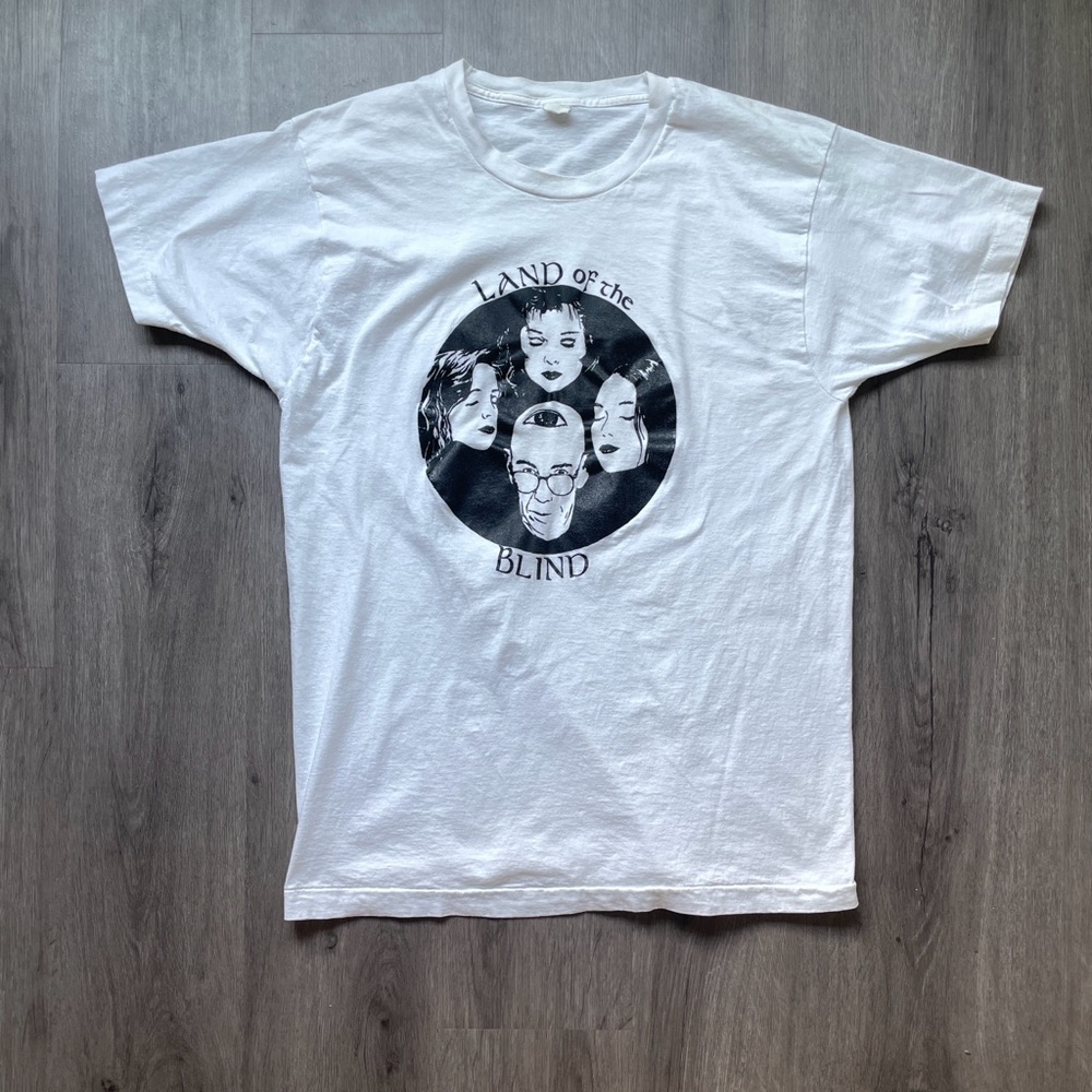Vintage Fruit of the Loom “Land of the Blind” Graphic T-Shirt (Sz. XL)
